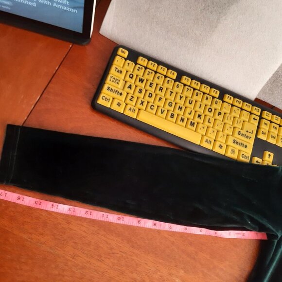 NEW! Dirass WMN Cocktail Hide Tummy Ruched Bodycon Dress Dark Green Velvet SizeM - Picture 7 of 8